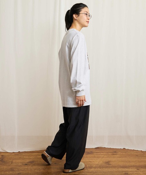 fig Ｌondon（フィグロンドン）の「Pomeranians long sleeve（Tシャツ/カットソー・レディース・アッシュグレー・FREE）」の18枚目の写真