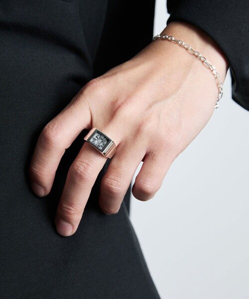 ＜XOLO × monkey time＞ FLOWER RING/リング XOLO 指輪 リング 「XOLO」 シグネット フラワー メンズ