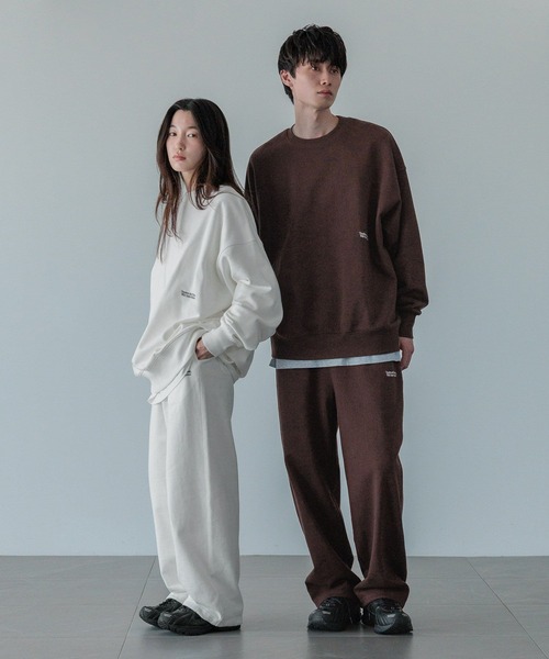 LOWRYS FARM（ローリーズファーム）の「【LFM(U)】ＣＲＥＷ　ＮＥＣＫ　ＳＷＥＡＴ　586491（スウェット・メンズ・ネイビー/ホワイト/ブラウン/グリーン/グレー・SMALL/MEDIUM/LARGE）」の18枚目の写真