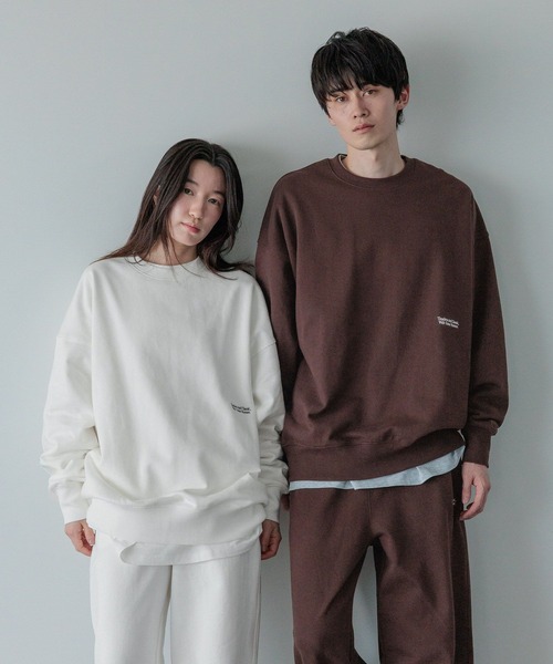 LOWRYS FARM（ローリーズファーム）の「【LFM(U)】ＣＲＥＷ　ＮＥＣＫ　ＳＷＥＡＴ　586491（スウェット・メンズ・ネイビー/ホワイト/ブラウン/グリーン/グレー・SMALL/MEDIUM/LARGE）」の19枚目の写真