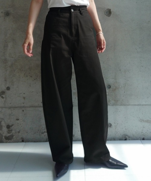 未使用！soliloquy ソリロキー☆チノクロスパンツ ブラックブラウン 4 未使用！soliloquy ソリロキー☆チノクロスパンツ ブラックブラウン 4