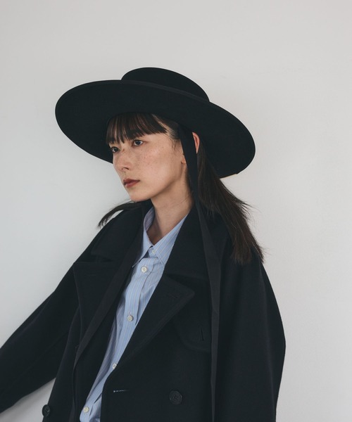 Chaos（カオス）の「Chaos(カオス)/◇佐藤佳菜子さんYouTube紹介◇スーペリヤヌスＰコート（ピーコート・レディース・チェック/ダークネイビー・FREE）」の12枚目の写真