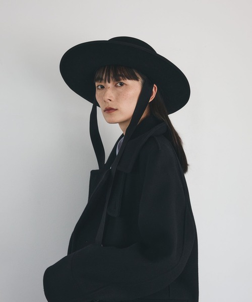 Chaos（カオス）の「Chaos(カオス)/◇佐藤佳菜子さんYouTube紹介◇スーペリヤヌスＰコート（ピーコート・レディース・チェック/ダークネイビー・FREE）」の11枚目の写真