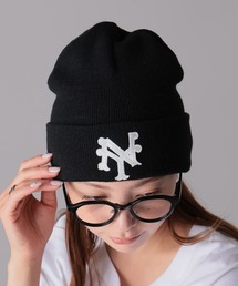 ONFLEEK（オンフリーク）の「NLBM 刺繍ニットキャップ（ニットキャップ/ビーニー）」