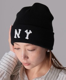 ONFLEEK（オンフリーク）の「NLBM 刺繍ニットキャップ（ニットキャップ/ビーニー）」