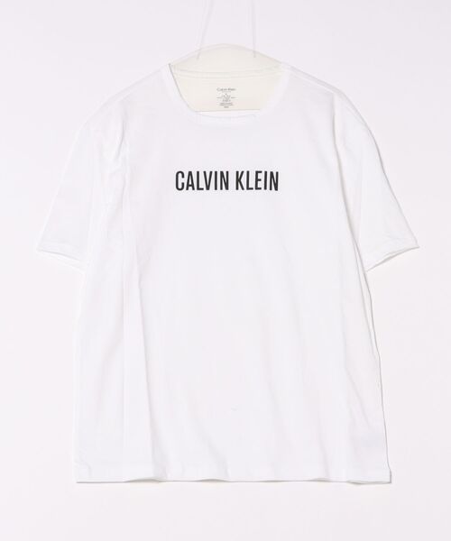 Calvin Klein(カルバン・クライン)の「【Calvin Klein】S/s Crew Neck White W/ BLack Logo 000NM2567E(Tシャツ/カットソー・メンズ・ホワイト・M/XL/L)」の3枚目の写真