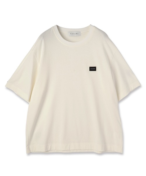 CULLNI（クルニ）の「The Basic Embroidery Patch Short Sleeve Pullover（Tシャツ/カットソー・メンズ・ブラック/グリーン系/ホワイト/チャコール・2/1/0）」の2枚目の写真
