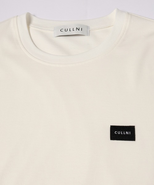 CULLNI（クルニ）の「The Basic Embroidery Patch Short Sleeve Pullover（Tシャツ/カットソー・メンズ・ブラック/グリーン系/ホワイト/チャコール・2/1/0）」の6枚目の写真