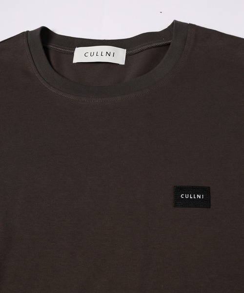 CULLNI（クルニ）の「The Basic Embroidery Patch Short Sleeve Pullover（Tシャツ/カットソー・メンズ・ブラック/グリーン系/ホワイト/チャコール・2/1/0）」の13枚目の写真