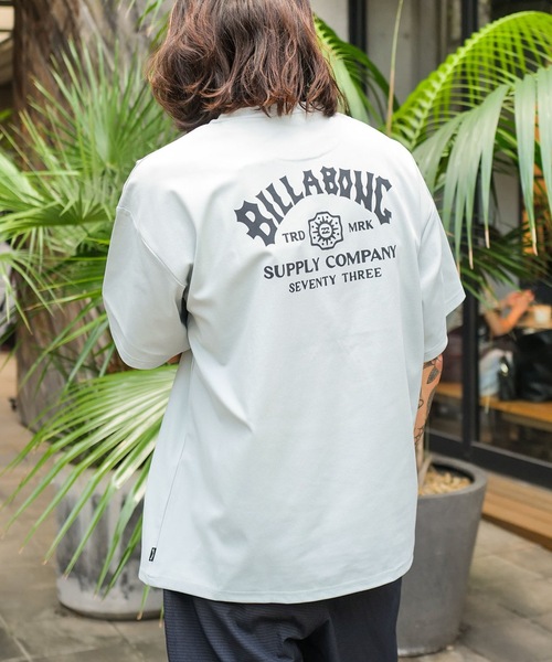 BILLABONG（ビラボン）の「BILLABONG メンズ WARM SOFTTY TEE サーフTシャツ 【2025年秋冬モデル】/ビラボン水陸両用胸ポケットバックロゴプリントラッシュガードTシャツ(水着)（Tシャツ/カットソー・メンズ・クリーム/ブラック/ライトブルー・X-LARGE/LARGE/MEDIUM）」の3枚目の写真