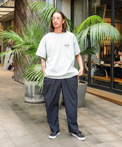 BILLABONG（ビラボン）の「BILLABONG メンズ WARM SOFTTY TEE サーフTシャツ 【2025年秋冬モデル】/ビラボン水陸両用胸ポケットバックロゴプリントラッシュガードTシャツ(水着)（Tシャツ/カットソー・メンズ・クリーム/ブラック/ライトブルー・X-LARGE/LARGE/MEDIUM）」の13枚目の写真