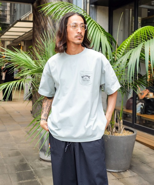 BILLABONG（ビラボン）の「BILLABONG メンズ WARM SOFTTY TEE サーフTシャツ 【2025年秋冬モデル】/ビラボン水陸両用胸ポケットバックロゴプリントラッシュガードTシャツ(水着)（Tシャツ/カットソー・メンズ・クリーム/ブラック/ライトブルー・X-LARGE/LARGE/MEDIUM）」の16枚目の写真