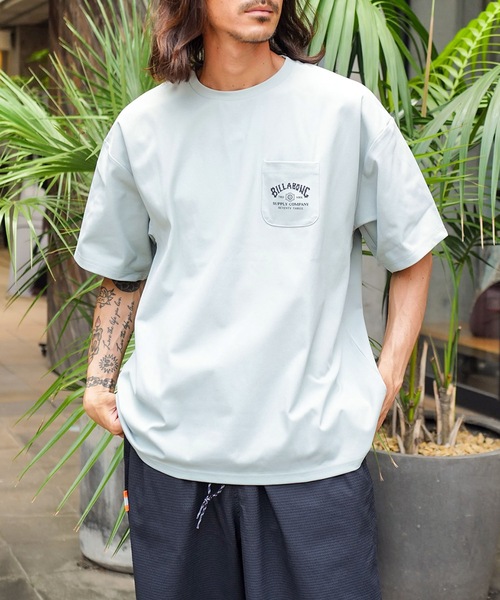 BILLABONG（ビラボン）の「BILLABONG メンズ WARM SOFTTY TEE サーフTシャツ 【2025年秋冬モデル】/ビラボン水陸両用胸ポケットバックロゴプリントラッシュガードTシャツ(水着)（Tシャツ/カットソー・メンズ・クリーム/ブラック/ライトブルー・X-LARGE/LARGE/MEDIUM）」の18枚目の写真