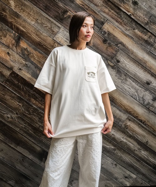 BILLABONG（ビラボン）の「BILLABONG メンズ WARM SOFTTY TEE サーフTシャツ 【2025年秋冬モデル】/ビラボン水陸両用胸ポケットバックロゴプリントラッシュガードTシャツ(水着)（Tシャツ/カットソー・メンズ・クリーム/ブラック/ライトブルー・X-LARGE/LARGE/MEDIUM）」の11枚目の写真