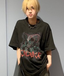 A'GEM/9 × .kom 『AQI』 グラフィックプリントTシャツ