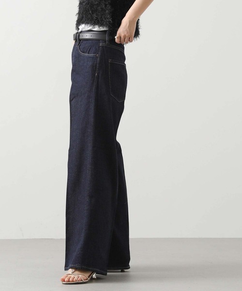 Healthy denim（ヘルシーデニム）の「ＷｉｌｄＧｉｎｇｅｒ＿Ｒ（デニムパンツ・レディース・ネイビー系・25/24/23）」の8枚目の写真