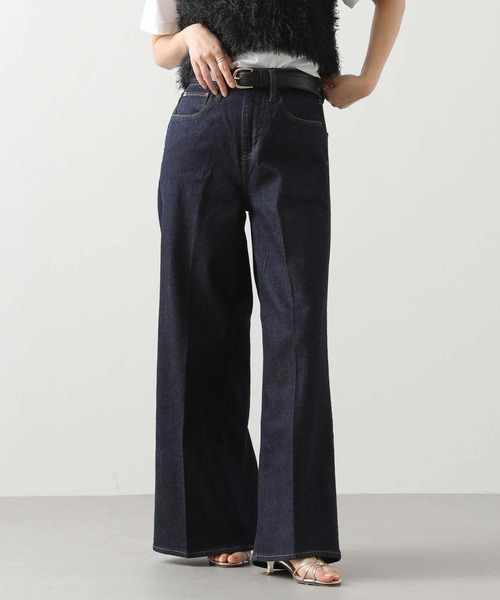 Healthy denim（ヘルシーデニム）の「ＷｉｌｄＧｉｎｇｅｒ＿Ｒ（デニムパンツ・レディース・ネイビー系・25/24/23）」の11枚目の写真