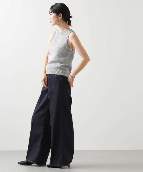 Healthy denim（ヘルシーデニム）の「ＷｉｌｄＧｉｎｇｅｒ＿Ｒ（デニムパンツ・レディース・ネイビー系・25/24/23）」の13枚目の写真