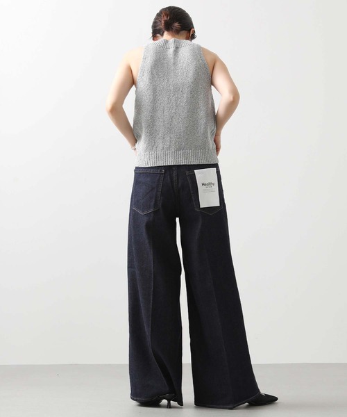 Healthy denim（ヘルシーデニム）の「ＷｉｌｄＧｉｎｇｅｒ＿Ｒ（デニムパンツ・レディース・ネイビー系・25/24/23）」の14枚目の写真