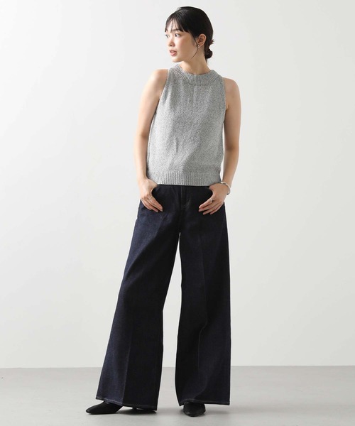 Healthy denim（ヘルシーデニム）の「ＷｉｌｄＧｉｎｇｅｒ＿Ｒ（デニムパンツ・レディース・ネイビー系・25/24/23）」の15枚目の写真