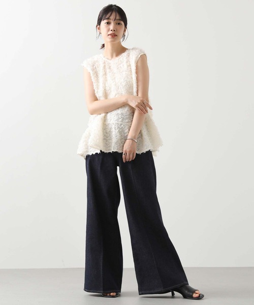 Healthy denim（ヘルシーデニム）の「ＷｉｌｄＧｉｎｇｅｒ＿Ｒ（デニムパンツ・レディース・ネイビー系・25/24/23）」の16枚目の写真