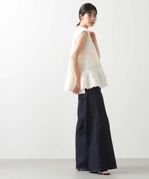 Healthy denim（ヘルシーデニム）の「ＷｉｌｄＧｉｎｇｅｒ＿Ｒ（デニムパンツ・レディース・ネイビー系・25/24/23）」の17枚目の写真