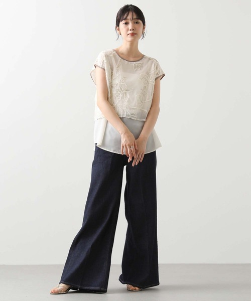 Healthy denim（ヘルシーデニム）の「ＷｉｌｄＧｉｎｇｅｒ＿Ｒ（デニムパンツ・レディース・ネイビー系・25/24/23）」の19枚目の写真