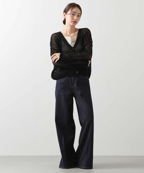 Healthy denim（ヘルシーデニム）の「ＷｉｌｄＧｉｎｇｅｒ＿Ｒ（デニムパンツ・レディース・ネイビー系・25/24/23）」の22枚目の写真