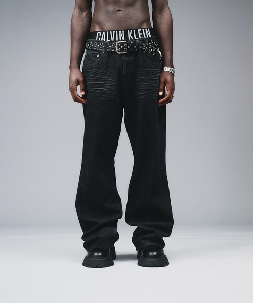 ANDER HUNK（アンダーハンク）の「13oz Whiskers Semi Flare Denim