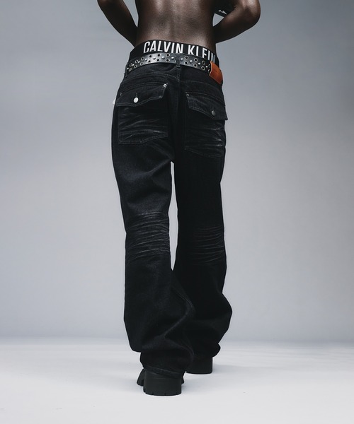 ANDER HUNK（アンダーハンク）の「13oz Whiskers Semi Flare Denim