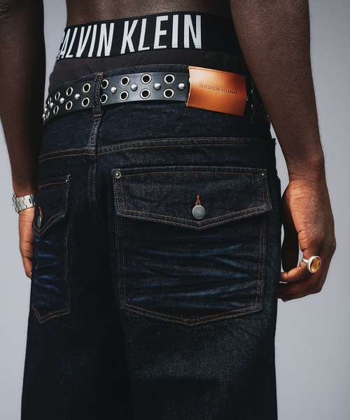 ANDER HUNK（アンダーハンク）の「13oz Whiskers Semi Flare Denim