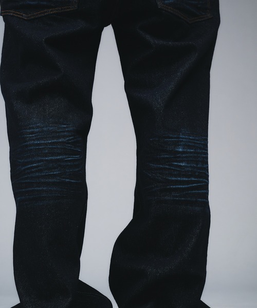 ANDER HUNK（アンダーハンク）の「13oz Whiskers Semi Flare Denim