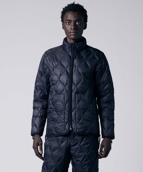 TAION ダウンジャケット　ソフトシェル TAION(タイオン)】〈ユニセックス〉ミリタリー ハイネックWジップ