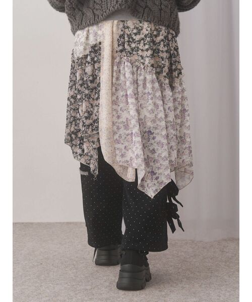 merry jenny（メリージェニー）の「lulu dot ribbon pants（スラックス