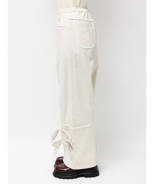 merry jenny（メリージェニー）の「lulu dot ribbon pants（スラックス