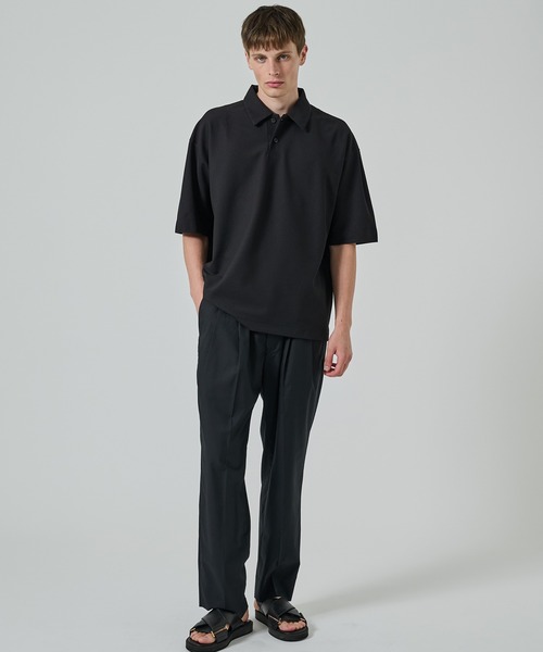 STUDIOUS（ステュディオス）の「TECHNOCLEAN リラックスポロシャツ（ポロシャツ・メンズ・ブラック/ネイビー・1/2）」の19枚目の写真