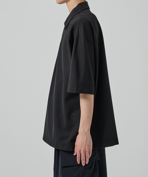 STUDIOUS（ステュディオス）の「TECHNOCLEAN リラックスポロシャツ（ポロシャツ・メンズ・ブラック/ネイビー・1/2）」の21枚目の写真