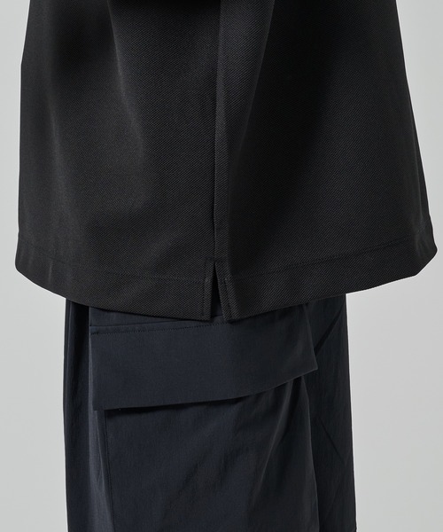 STUDIOUS（ステュディオス）の「TECHNOCLEAN リラックスポロシャツ（ポロシャツ・メンズ・ブラック/ネイビー・1/2）」の15枚目の写真