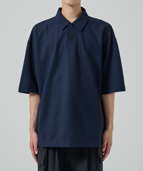 STUDIOUS（ステュディオス）の「TECHNOCLEAN リラックスポロシャツ（ポロシャツ・メンズ・ブラック/ネイビー・1/2）」の16枚目の写真