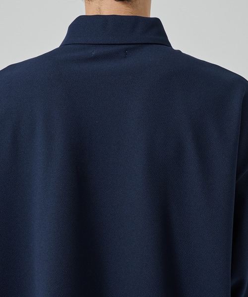 STUDIOUS（ステュディオス）の「TECHNOCLEAN リラックスポロシャツ（ポロシャツ・メンズ・ブラック/ネイビー・1/2）」の5枚目の写真