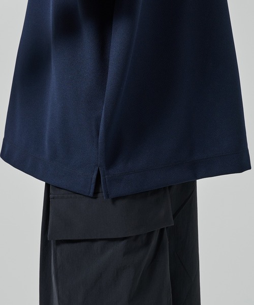 STUDIOUS（ステュディオス）の「TECHNOCLEAN リラックスポロシャツ（ポロシャツ・メンズ・ブラック/ネイビー・1/2）」の7枚目の写真