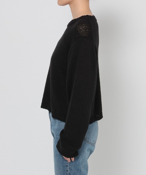 LOWRYS FARM（ローリーズファーム）の「スラブニットプルオーバー  577233（ニット/セーター・レディース・グレー/ブラック/ピンク/ベージュ・FREE）」の13枚目の写真