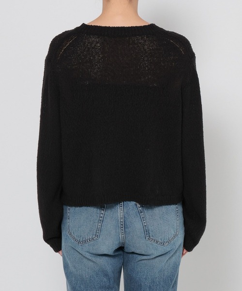 LOWRYS FARM（ローリーズファーム）の「スラブニットプルオーバー  577233（ニット/セーター・レディース・グレー/ブラック/ピンク/ベージュ・FREE）」の14枚目の写真