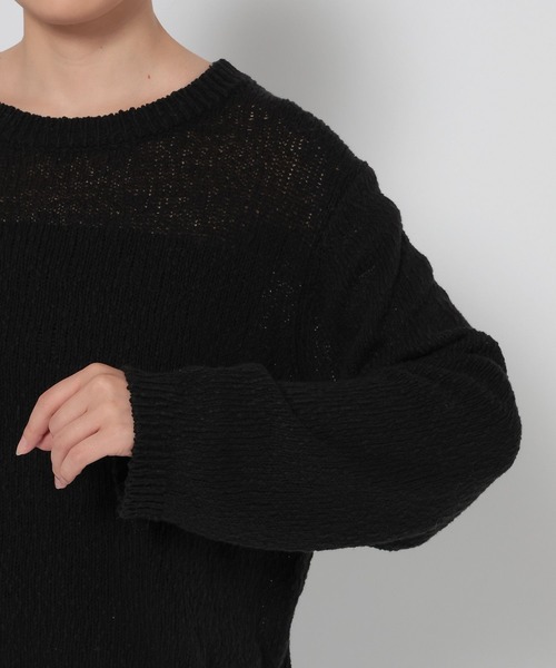 LOWRYS FARM（ローリーズファーム）の「スラブニットプルオーバー  577233（ニット/セーター・レディース・グレー/ブラック/ピンク/ベージュ・FREE）」の16枚目の写真