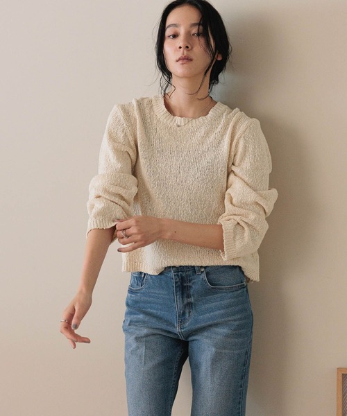 セール】スラブニットプルオーバー 577233（ニット/セーター）｜LOWRYS