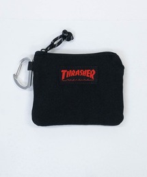 THRASHER（スラッシャー）の「【10】〔THRASHER/スラッシャー〕カラビナ付き マルチミニポーチ（ポーチ）」