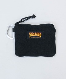 THRASHER（スラッシャー）の「【10】〔THRASHER/スラッシャー〕カラビナ付き マルチミニポーチ（ポーチ）」
