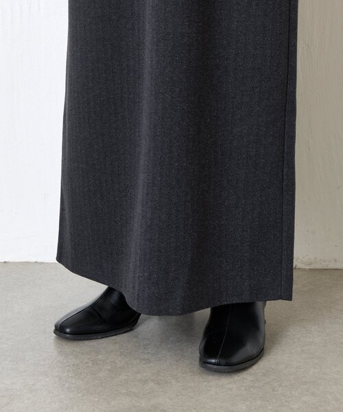 Jena espace merveilleux(ジェナ エスパスメルヴェイユ)の「ウールライクイージースカート(スカート・レディース・チャコールグレー/アイボリー/カーキ・FREE)」の10枚目の写真