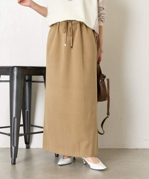 Jena espace merveilleux(ジェナ エスパスメルヴェイユ)の「ウールライクイージースカート(スカート・レディース・チャコールグレー/アイボリー/カーキ・FREE)」の16枚目の写真