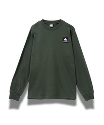 【LOGOS/ロゴス】 ユニセックス ワンポイントロゴ ロングスリーブTシャツ